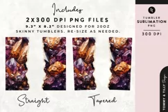 Personalised Name Tumbler Wrap PNG Sublimation | Marble Product Image 2