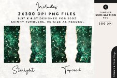 Personalised Name Tumbler Wrap PNG Sublimation | Glitter Product Image 2