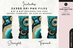 Personalised Name Tumbler Wrap PNG Sublimation | Marble Product Image 2