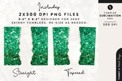 Personalised Name Tumbler Wrap PNG Sublimation | Glitter Product Image 2