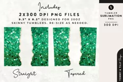 Personalised Name Tumbler Wrap PNG Sublimation | Glitter Product Image 2
