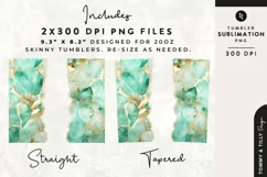 Personalised Name Tumbler Wrap PNG Sublimation | Marble Product Image 2