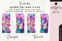 Personalised Name Tumbler Wrap PNG Sublimation | Marble Product Image 2