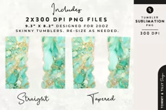 Personalised Name Tumbler Wrap PNG Sublimation | Marble Product Image 2
