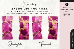 Personalised Name Tumbler Wrap PNG Sublimation | Marble Product Image 2