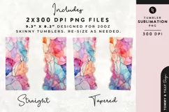 Personalised Name Tumbler Wrap PNG Sublimation | Marble Product Image 2