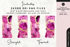 Personalised Name Tumbler Wrap PNG Sublimation | Glitter Product Image 2