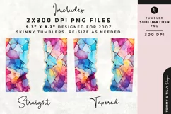Personalised Name Tumbler Wrap PNG Sublimation | Marble Product Image 2