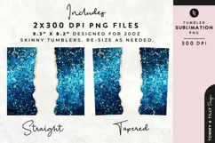 Personalised Name Tumbler Wrap PNG Sublimation | Glitter Product Image 2