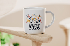 Cheers to 2026 Party Celebration Clipart Product Image 4