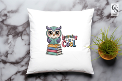 School Cutie Cute Owl Back To School Clipart Sublimation PNG Product Image 3