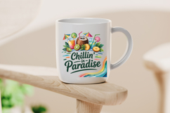 Chillin’ in Paradise Tropical Drink Clipart Product Image 4