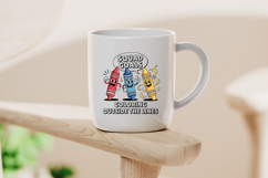 Colorful Crayon Squad Goals Cartoon Clipart PNG Product Image 3