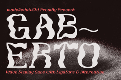 Gaberto Display Font Product Image 1