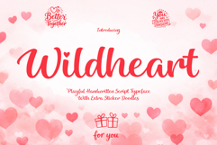 Wildheart is a playful handwritten Product Image 1