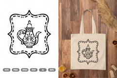 Vintage Tea Illustration SVG &amp; Clipart Product Image 1