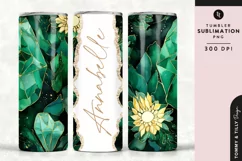 Personalised Name Tumbler Wrap PNG Sublimation | Glitter Product Image 1