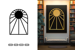 Geometric Wall Decor SVG &amp; Clipart Product Image 1