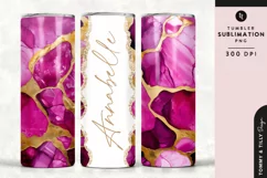 Personalised Name Tumbler Wrap PNG Sublimation | Glitter Product Image 1
