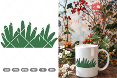 Grass Silhouette SVG &amp; Clipart Product Image 1
