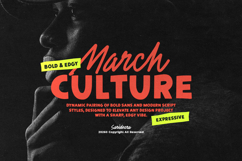 March Culture - Edgy Font Duo Product Image 1