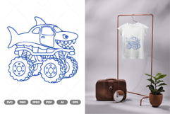 Monster Truck SVG &amp; Clipart Product Image 1