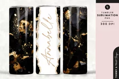 Personalised Name Tumbler Wrap PNG Sublimation | Glitter Product Image 1