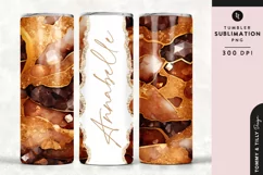 Personalised Name Tumbler Wrap PNG Sublimation | Glitter Product Image 1