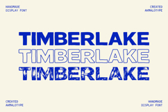Timberlake Font - Rough Product Image 1