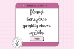 Cute Cursive Font Mini Bundle Product Image 1