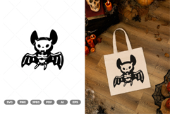 Skeleton Bat SVG &amp; Clipart Product Image 1