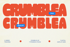 Crumblea - Modern Rounded Bold Chunky Logo Sans Font Product Image 1