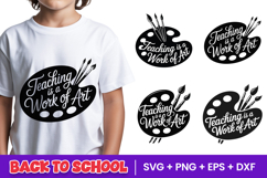 Teaching Is A Work Of Art SVG PNG Product Image 1