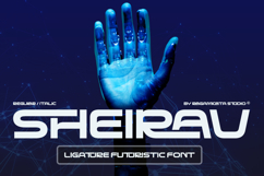 Sheirav - Futuristic Ligature Font Product Image 1