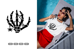 Skeleton Hand SVG &amp; Clipart - Halloween SVG Product Image 1