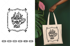 Vintage Tea Illustration SVG &amp; Clipart Product Image 1