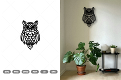 Owl Wall Decor SVG &amp; Clipart Product Image 1