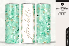 Personalised Name Tumbler Wrap PNG Sublimation | Marble Product Image 1