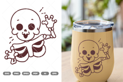 Skull SVG &amp; Clipart Product Image 1