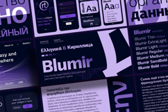 Blumir font family Product Image 1