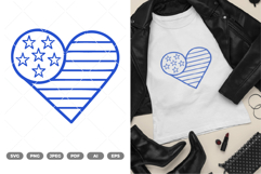 American Heart SVG &amp; Clipart Product Image 1