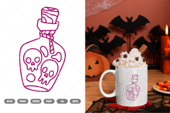 Poison Bottle SVG &amp; Clipart Product Image 1