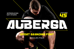Auberga - Sport Branding Font Product Image 1