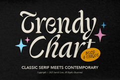 Trendy Chart - Unique Serif Product Image 1