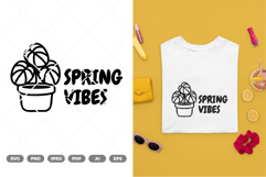Spring Vibes SVG &amp; Clipart Product Image 1