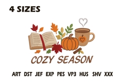 Cozy Season Embroidery Design Product Image 1