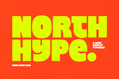 North Hype - Bold Display Sans Product Image 1