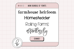 The Farmhouse Font Mini Bundle Product Image 1