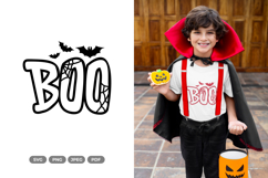 Boo SVG &amp; Clipart - Halloween Cut File Product Image 1
