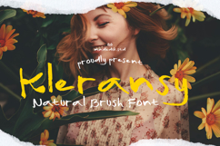 Kleransy Brush Font Product Image 1